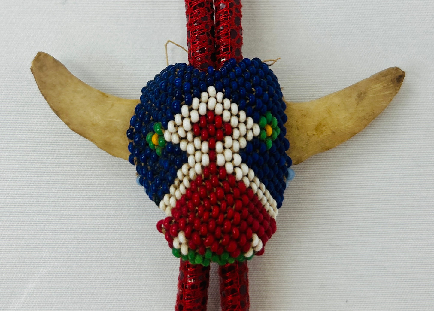 Vintage beaded Bolo tie