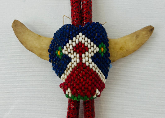 Vintage beaded Bolo tie